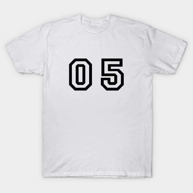 Number Zero Five T-Shirt by sweetsixty